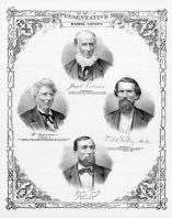 Joseph Coolman, W.H. Warner, A.G. Willey, Jacob Gish, Medina County 1874